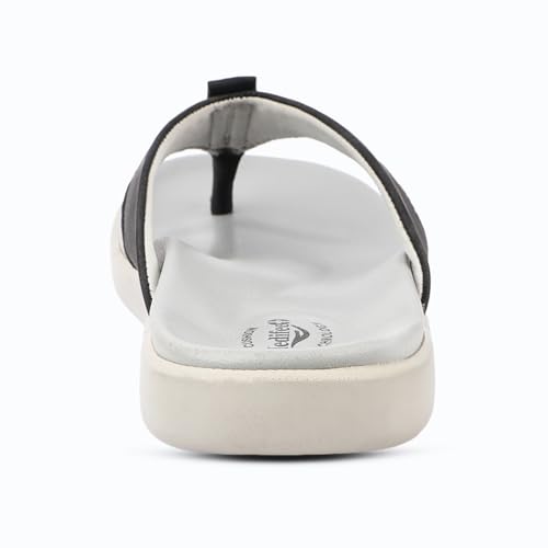 Image of Medifeet Men's Leather Thong Slippers