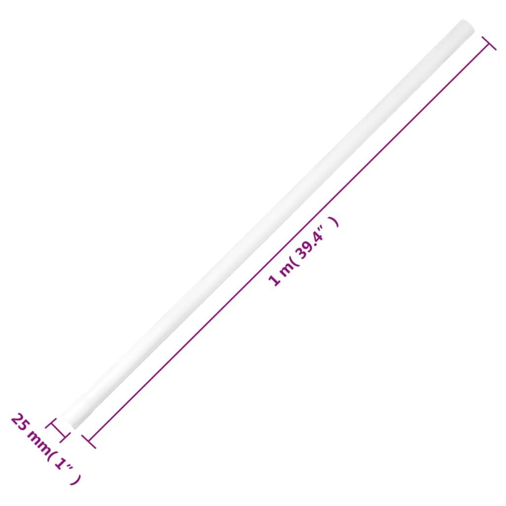 vidaXL Canaline per Cavi con Clip Ø25 mm 30 m in PVC