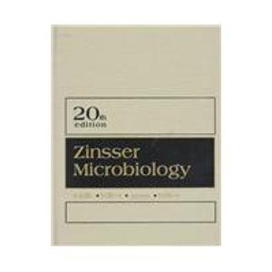 Hardcover Zinsser's Microbiology Book