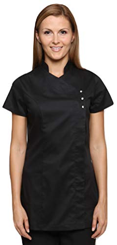 Mirabella Health & Beauty Tunique esthéticienne pour Femme modèle Minerva Noir 38