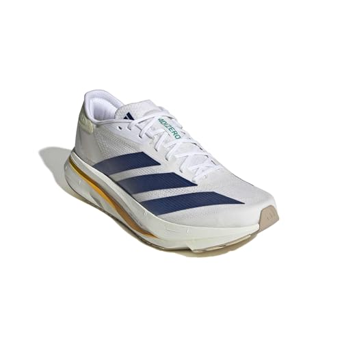 adidas Herren Adizero Sl2 Shoes, FTWR White/Dark Blue/Dual Yellow, 40 EU – Ansicht 3