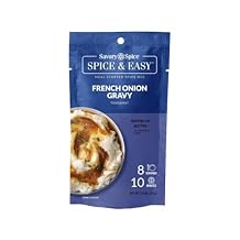 Savory Spice French Onion Gravy Spice & Easy Mix - Turkey Gravy Mix Packet for Easy Brown Gravy | Perfect for Mashed Potato Gravy & Drizzling on Stuffing Net 2.5 oz