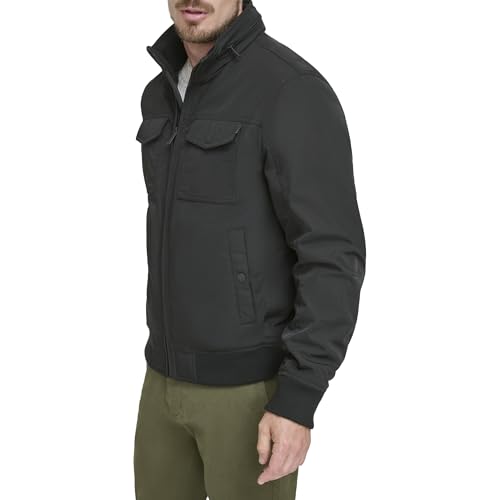 Image of DOCKERS Men's Quilted Lined Flight Bomber Jacket