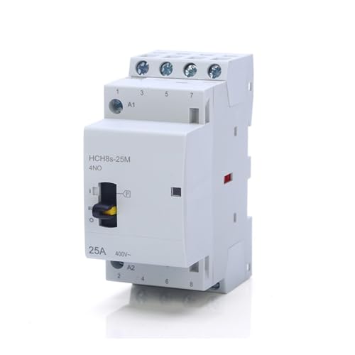 Contacteur modulaire 4P résolvant la surcharge électrique avec commande manuelle