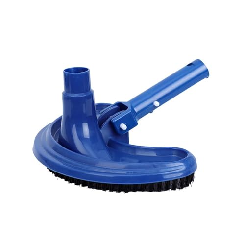 Limpiador de cepillo con cabezal de succión flexible para limpiar las esquinas de la piscina 5X 5
