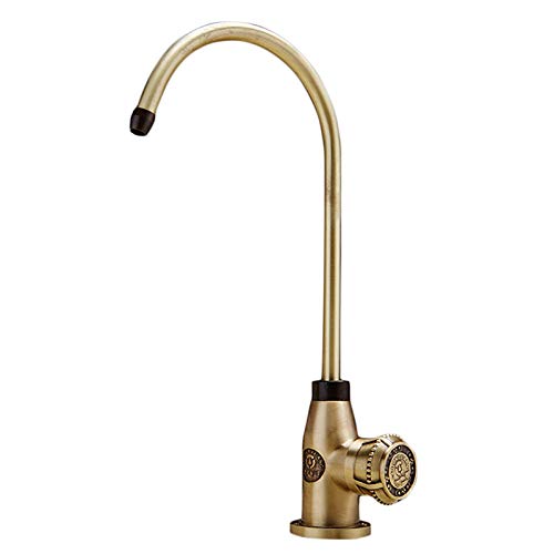Robinet évier cuisine laiton antique orientable pour optimiser l'espace de lavage profond - 2
