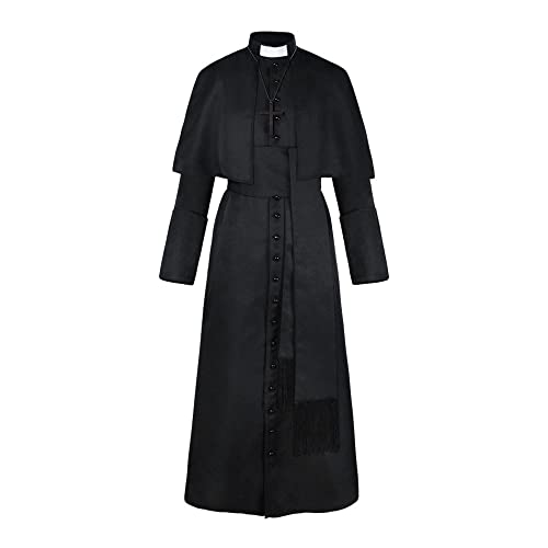 GOLDSTITCH Herren Tunika Kostüm Halloween Mittelalter Mönch Priester Renaissance Cosplay
