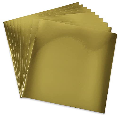 Recopilación de Papel metálico de esta semana. 41 Coolprints Cartulina Metalica Tipo Espejo Metalizada Premium 230gr 30cm x 30cm 10 Piezas (Dorado)