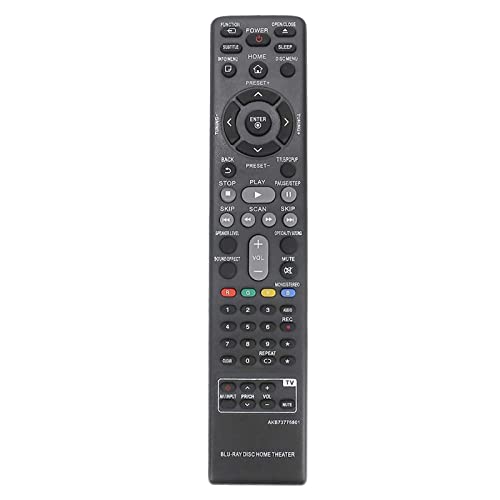 VINABTY AKB73775801 Télécommande remplacée Convient pour LG Blu-Ray Home Theater AKB73775821 S43S2-S S43T1-S S54S1-S S54T1-C S54T1-W S63H1-C S63H1-S S63H1-W S63S1-S S63S2-C S63S2-S S63S2-S/C