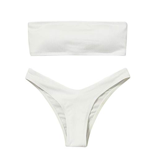 Maillot de bain deux pièces tankini noir M avec haut réglable et culotte de bain femme