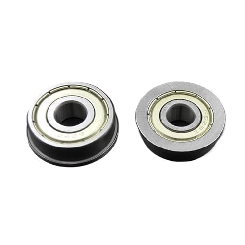 Roulement à billes MF105 avec collerette pour fixation axiale stable