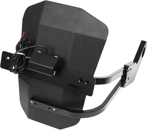 Aile de moto Yamaha MT09 évite les impacts de gravillons sur le radiateur