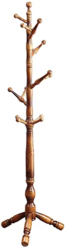 ハンガーラック 木製 倒れにくい ポールハンガー スタンド 玄関ハンガー 洋服掛け コートハンガー と 円形 ベース 洋服ラック ポールハンガーコートハンガーコートスタンド物干しスタンド ハンガー 収納 帽子 スーツ掛け