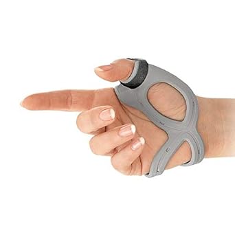 Actimove Professional Line Rhizo Forte Thumb Brace, Right, Gray, Large