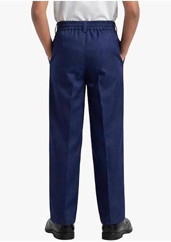 Image of School Uniform Pants for Boys and Girls, Half Elastic Waist, Comfortable and Durable Readymade Trouser