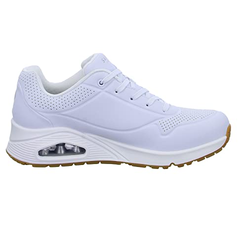 Image of Skechers Womens Uno - Stand On Air White 9 B - Medium