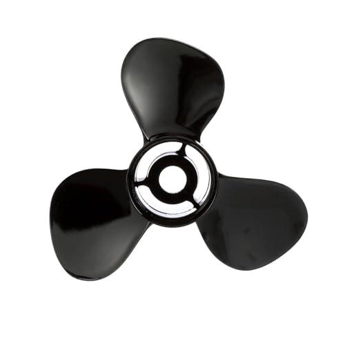 Quicksilver Black Diamond 3-Blade Aluminum Propeller, 14.5 dia x 19 pitch, Right Hand