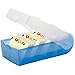 Produktbild HAN Karteibox CROCO, DIN A7, fr 900 Karten, incl. 5 Sttzplatten, blau-transluzent