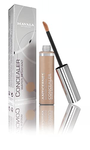 Mavala Switzerland Concealer Water Resistant 01 Light | Fine Texture | Hide Dark Spots and Fine Lines | Strong Coverage and Hold | Gentle on Skin | Fragrance Free