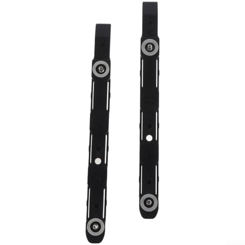 Lot de 2 rails de disque dur en plastique ABS noir pour boîtier d'ordinateur modèle 912, rails d'installation de disque dur