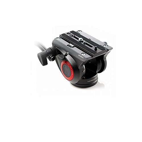 Manfrotto Mvh500Ah, Lightweight Fluid Video Head With Flat Base, Sliding Plate For Rapid Camera Connection, Supports Multiple Tripods #TOP1