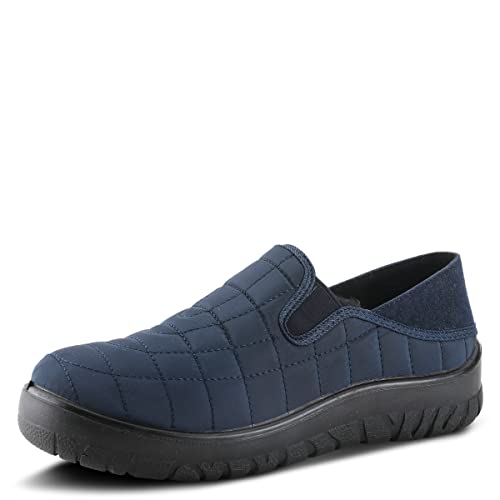 Image of Flexus Spring Step Mella Slip on Shoes for Women - Waterproof Nylon Loafer with Snow Grip Clip - Comfortable Ladies Shoes for Outdoor