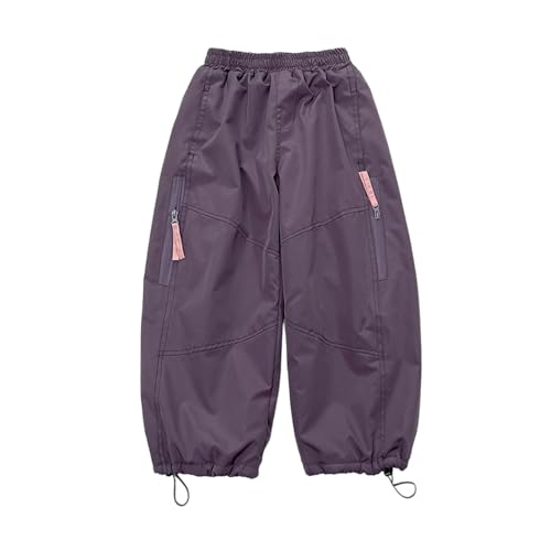 Pantalon chaud enfant contre le vent et le froid en hiver style cargo