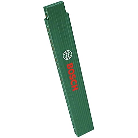 Bosch Maßstab 2m (Robuster Zollstock für genaues Messen bei Heimwerkerarbeiten; glasfaserverstärktes Nylon, metrische Skala, 10 Segmente) Cover