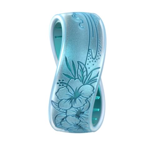 Enso Rings Etched Classic Silicone Rings - Etched Coastal Collection - Comfortable and Flexible Design2