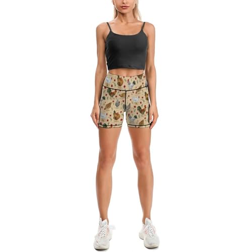 Short de sport femme drapeau vénézuélien Aosifa pour yoga et gym