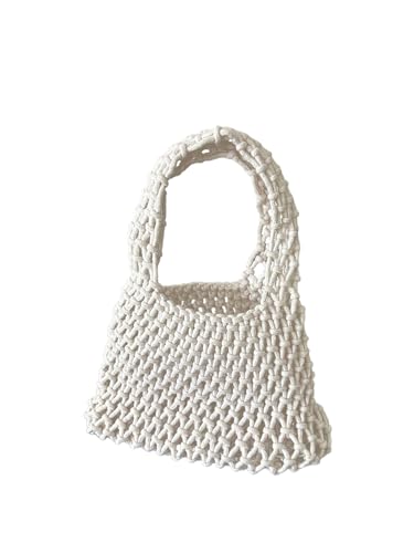 QWINEE Women's Small Crochet Clutch Purse Hollow...