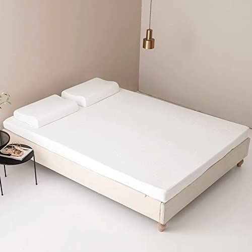 Qqcc Mattress Topper Natural Latex Mattress Slow Rebound Mattresses Tatami Mattress With Inner Cover Twin King Full Size (Color : 10Cm, Size : 180X200Cm) #TOP3