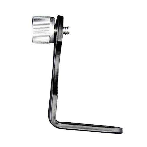 KONTONTY 三脚用双眼鏡マウント 金属製L字型アダプター 三脚ブラケット ネジ穴 ユニバーサル双眼鏡アクセサリー