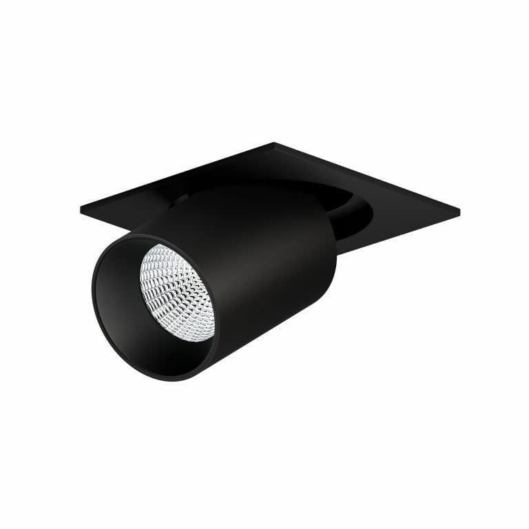 Spot encastrable carré noir OXO-C Beneito Faure pour salon moderne