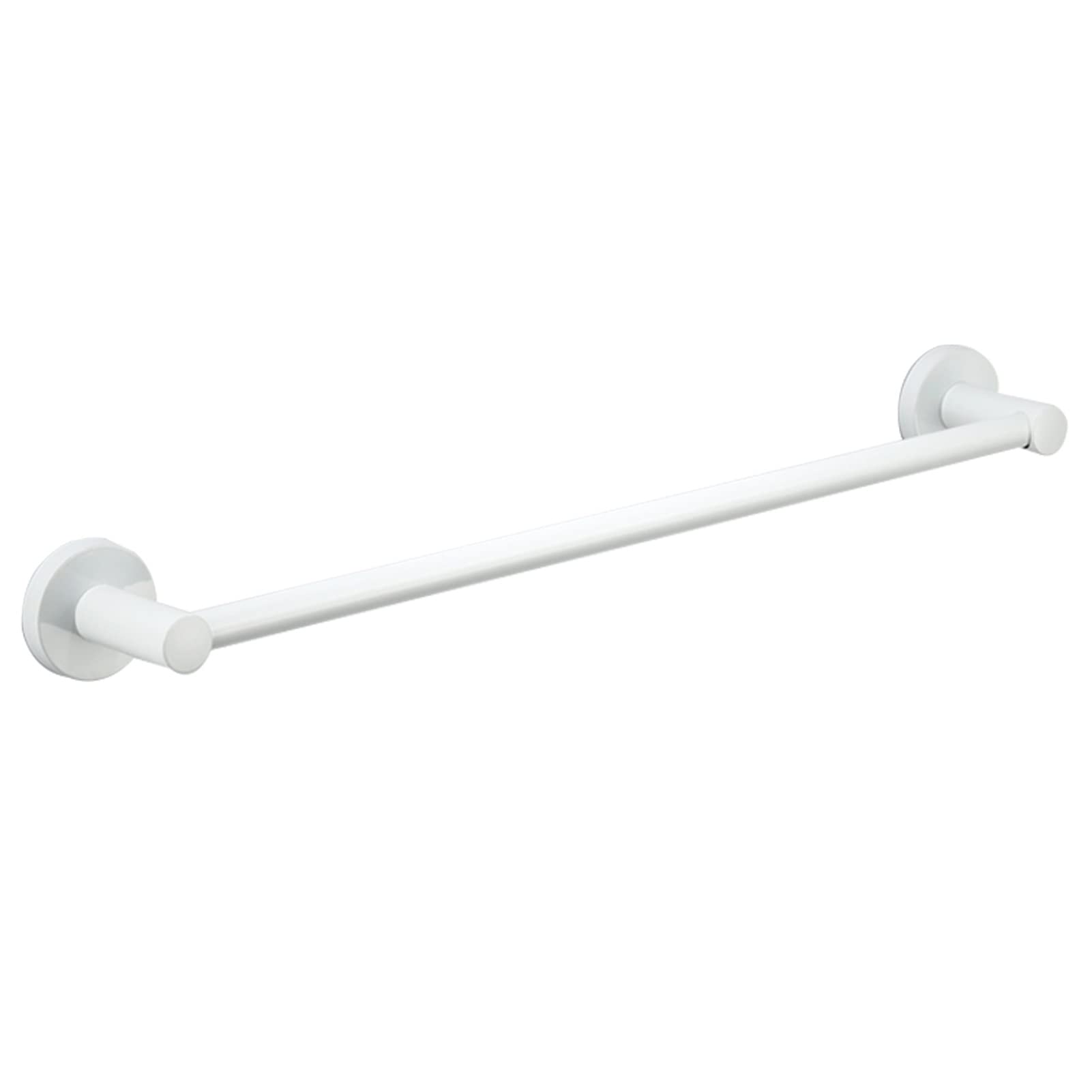 Toallero de baño, toallero de Mano Blanco, Acero Inoxidable, Acabado Pulido, toallero, toallero montado en la Pared, 6 tamaños de 30 cm a 80 cm (Size : 60cm)