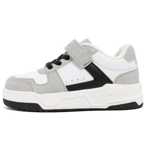 Image of Nautica Kids Adjustable Strap Shoes | Comfortable Casual Sneakers for Boys and Girls, Toddlers & Little Kids