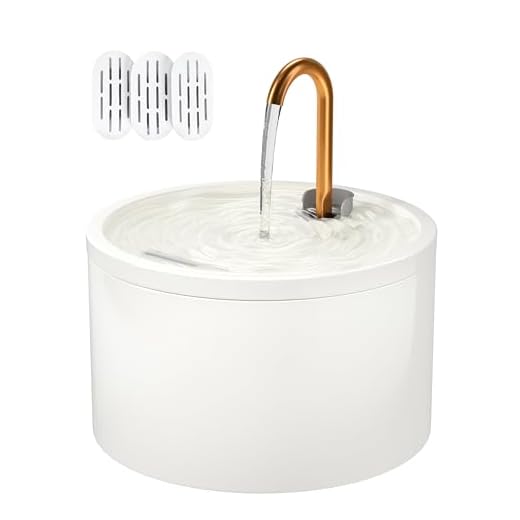 DOOOB Automatic Ceramic Cat Water Fountain