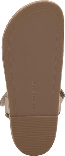 Lucky Brand, Womens, Ullani Studded Platform Sandal, Murex, 7, Medium angle 4