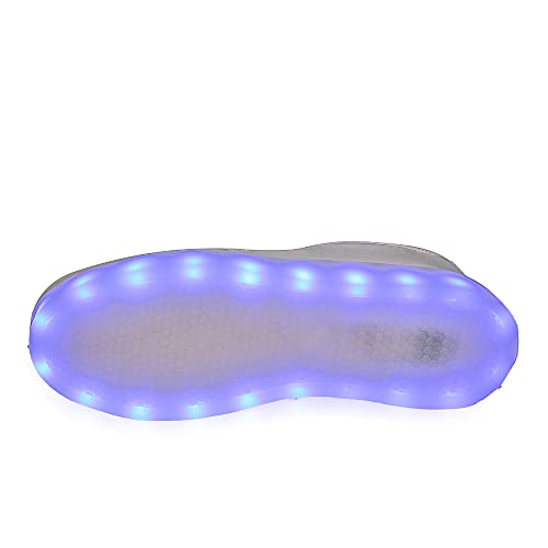 Image of YuanRoad Unisex LED Light Up Shoes with USB Charging Glowing Luminous LED Sneakers