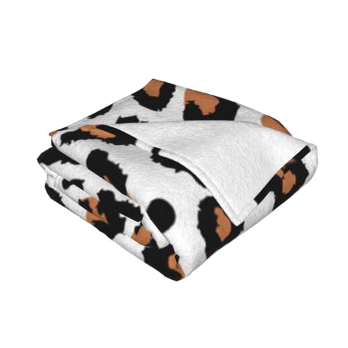 Couverture flanelle léopard contre le froid plaid doux canapé lit - 3