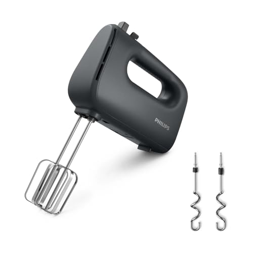 Batidora eléctrica Mixer Potencia 400 W Velocidad Variable + Turbo Color Negro Serie 5000 - HR3739/00