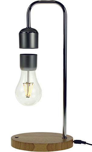 United Entertainment Lampe magnétique flottante avec pied en bois de chêne