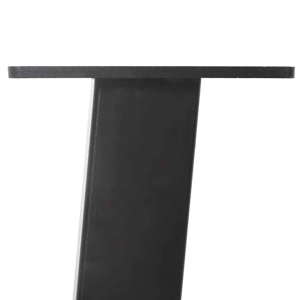 4 gambe per tavolo consolle, colore antracite, 72 cm, in acciaio, per telaio del tavolo, fai da te, stabili, moderne, adatte per tavolo da pranzo, tavolino da caffè, ufficio, legno, metallo