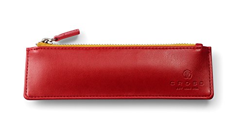 Image of Cross ATX Basalt Black Ballpoint Pen & Crimson Zip Pouch