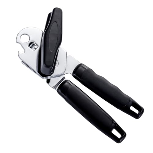 Cabilock Compact Can Opener and Bottle Opener Multifunctional Handheld Can Lid Cutter for Kitchen Bar and Outdoor Activities