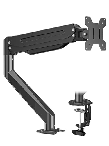 Image of Suptek Single Monitor Mount,Adjustable Gas Spring Monitor Arm Desk Mount Stand Fits 17 20 22 23 24 26 27 32 33 35 36 inch,Holds up to 25 lbs, Black(MD9)