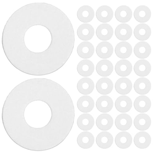 SOPOTUTU 500 Pezzi Rondelle in Vinile Trasparente M4*10 * 1Mm Guarnizioni Piatte Isolate Resistenti al Calore Rondelle per Maniglie Porte Doccia e Viti Accessori per Manutenzione e