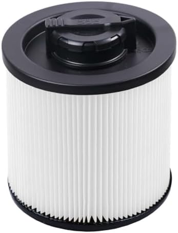 DEWALT Vacuum Filter Replacement DXVC6910, Fit for 6-16 Gallon Wet Dry Vacuum Cleaner, Compatible with DXV06P, DXV09P, DXV09PA, DXV10P, DXV10PL, DXV10S, DXV10SA, DXV10SB, DXV12P, DXV14P, DXV16P