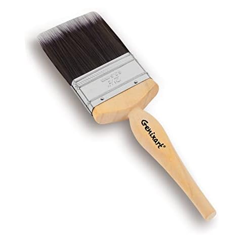 Paint Brush for Walls and Ceilings Decorating, Professional Masonry Paint Brushes for Furniture and Fence Painting, No Loss Soft Nylon Bristle Paintbrushes for Stains and Paints (63m / 2½") Cover