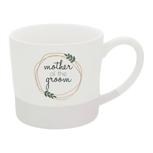 Pavilion Gift Company- Mother of the Groom - 15 oz Stoneware Mug Coffee Tea Cup Mother of the Bride Mom Mama Mommy Wedding Gift